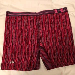 Under Armour heat gear compression shorts
